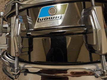 Selling with online payment: 1970's Ludwig Black Beauty 5x14 