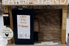 Selling with In-person Payment: Farm Fresh Eggs and more farm stand
