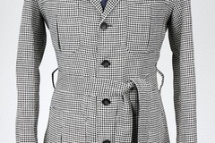 Selling with online payment: [EU][NO US TAX] NWT Suitsupply grey houndstooth safari jacket, 36
