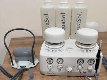 Gebruikte apparatuur: AquaCare Twin. 