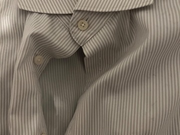 Selling with online payment: 1 Grey stripe shirt, 2 blue shirt, 1 white shirt 