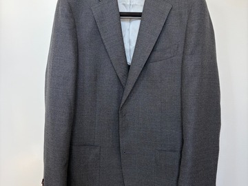 Selling with online payment: [EU][NO US TAX] LNWOT Suitsupply charcoal hopsack jacket, 38R