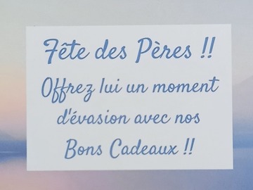 Offre: FETE DES PERES !!