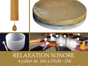 Offre: RELAXATION SONORE
