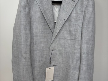 Selling with online payment: [EU][NO US TAX] NWT Suitsupply light grey linen jacket, size 38R