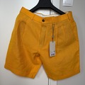 Selling with online payment: [EU][NO US TAX] NWT Suitsupply yellow linen shorts, size w32