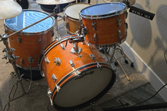 Selling with online payment: 1960's Ludwig ModOrange Drum Set - 3 Piece 