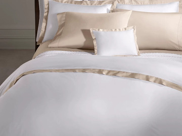 Bulk Lots: 6 pc Ralph Lauren Organic Sateen Border King Duvet Cover Sand