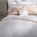 Bulk Lots: 6 pc Ralph Lauren Organic Sateen Border King Duvet Cover Sand