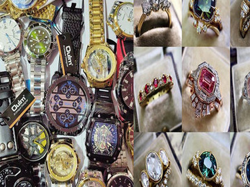 Bulk Lots: 100pcs Mixed Fashion Jewelry Watches and Accessories