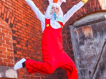Selling with online payment: Roger Rabbit Who Framed Roger Rabbit Costume+Wig [M]