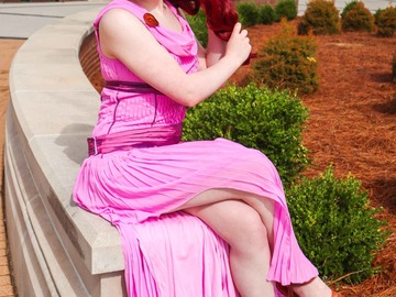 Selling with online payment: Megara Hercules Costume+Wig+Shoes [M]