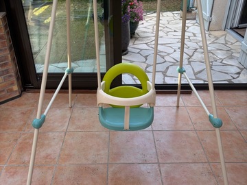 Offre: Portique balançoire metal baby swing H120 smoby
