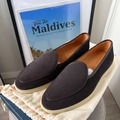 Selling with online payment: [EU][NO US TAX] New Suitsupply dark brown suede loafers, US9\UK8