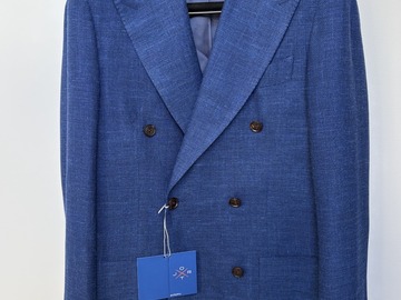 Selling with online payment: [EU][NO US TAX] NWT Suitsupply mid blue Jort db Zegna jacket, 38R