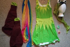 Selling with online payment: Kermit The Muppet Show Costume+Wig+Shoes [M]