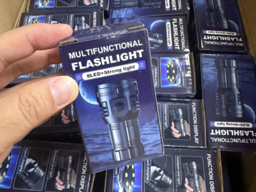 Bulk Lots: (120)8 LED Multifunctional Super Bright Flashlight