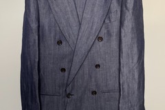 Selling with online payment: [EU][NO US TAX] NWT Suitsupply denim herringbone db suit, 38R
