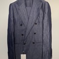 Selling with online payment: [EU][NO US TAX] NWT Suitsupply denim herringbone db suit, 38R