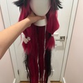 Selling with online payment: Columbina Wig + Handmade Headpiece + Eye Mask