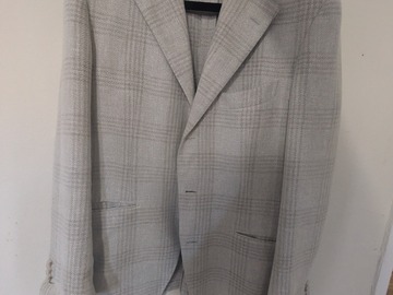 Selling with online payment: Ferla check beige jacket 