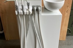 Nieuwe apparatuur: Handzame afzuigunit (600 watt) met 2 afzuigkanalen en spiton