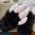 Selling with online payment: Black/White Hand Paws