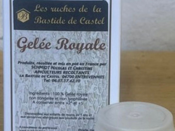 Les miels : Gelée Royale Française fraiche direct producteur