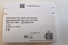 Nieuwe apparatuur: diverse Conelog implantaten en Screwdriver Hex