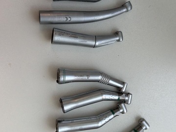 Gebruikte apparatuur: handstukken