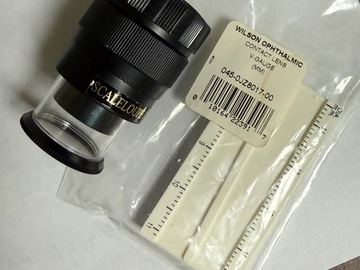 Selling with online payment: Scale loupe and V-gauge for contact lenses