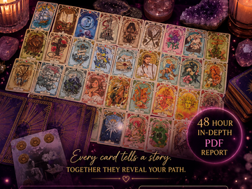 Selling: Love Life Map™ Grand Tableau Reading /Lenormand PDF Report 