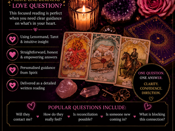 Selling: One Question Psychic Love Reading