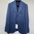 Selling with online payment: [EU][NO US TAX] NWT Suitsupply mid blue houndstooth jacket, 38L