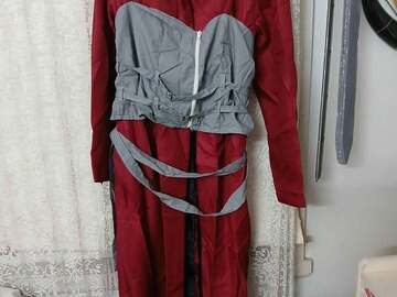 Selling with online payment: Naruto Shippuden Gaara Cosplay Genderbend Full Set Include Gourd 