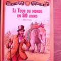 Selling: Le tour du monde en 80 jours - Jules Verne - Rouge et Or