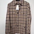 Selling with online payment: [EU][NO US TAX] NWT Suitsupply brown checked overshirt, size 38R