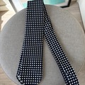Selling with online payment: [EU][NO US TAX] NWOT Drake's navy polka dot silk tie