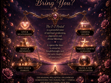 Selling: 7:7 PORTAL- WHAT IS COMING YOUR WAY? 