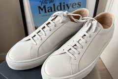 Selling with online payment: [EU][NO US TAX] NWT Suitsupply light grey leather sneakers, US10