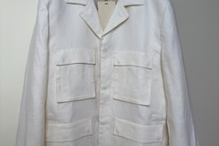 Selling with online payment: [EU][NO US TAX] NWT Suitsupply off-white linen field jacket, 38R