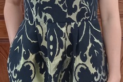 Vente: ROBE BUSTIER NOIRE ET OR