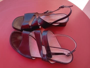 Vente: Sandales tout cuir noir - P. 41