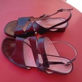 Vente: Sandales tout cuir noir - P. 41
