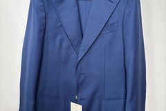 Selling with online payment: [EU][NO US TAX] NWT Suitsupply mid blue wide lapel suit, size 38R