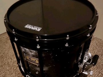 Selling with online payment: Pearl Marching Snare Drum 14"x12" Maple Wood Shell with New Heads
