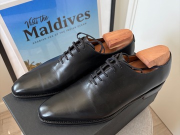 Selling with online payment: [EU][NO US TAX] Löf & Tung black wholecut oxfords, size UK8\US9