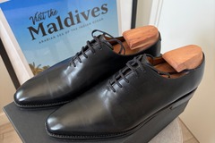 Selling with online payment: [EU][NO US TAX] Löf & Tung black wholecut oxfords, size UK8\US9