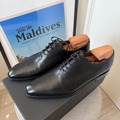 Selling with online payment: [EU][NO US TAX] Löf & Tung black wholecut oxfords, size UK8\US9