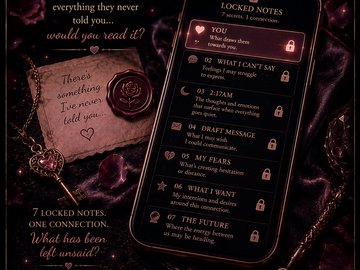 Selling: THEIR LOCKED NOTES- INTENSE AND DEEP LOVE READING